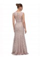 Achat Sirène Illusion Scoop Dentelle Longue Robes demoiselle d'honneur / Robes de bal
