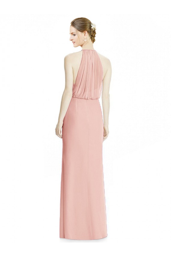 Achat Sirène Licou Mousseline Longue Robes demoiselle d'honneur