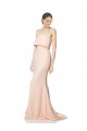 Achat Sirène Sans bretelle Col Haut Crêpe Stretch Longue Formelles Robes demoiselle d'honneur / Robes de soirée / Robes de bal