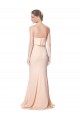 Achat Sirène Sans bretelle Col Haut Crêpe Stretch Longue Formelles Robes demoiselle d'honneur / Robes de soirée / Robes de bal