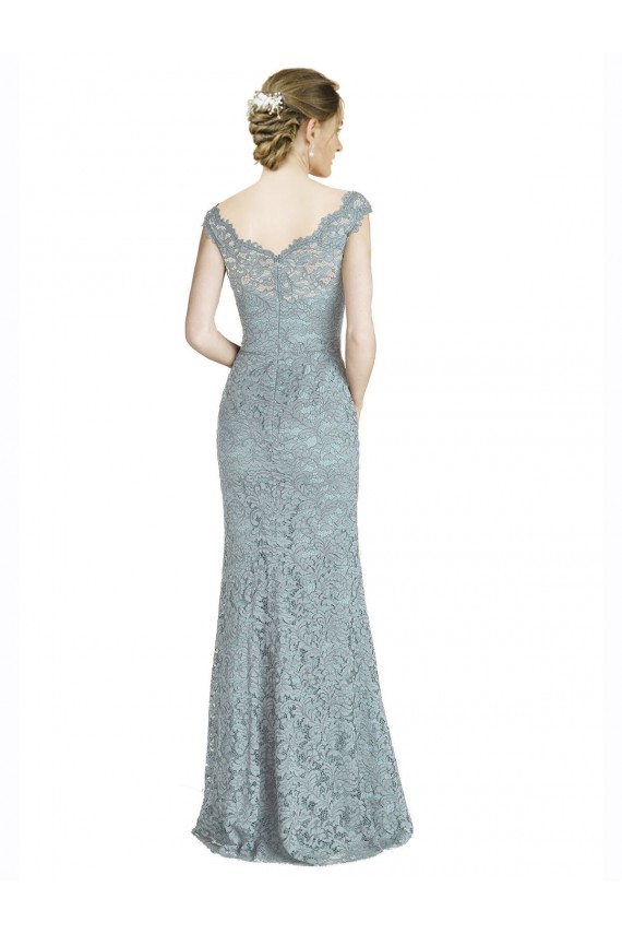 Achat Sirène Épaule Dénudée Dentelle Longue Robes demoiselle d'honneur / Robes de bal