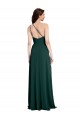 Achat Trapèze Crêpe Stretch Longue Formelles Robes demoiselle d'honneur / Robes de soirée / Robes de bal