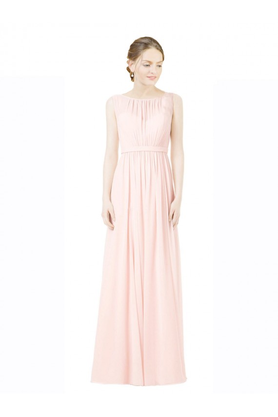 Achat Trapèze Jewel Mousseline Longue Robes demoiselle d'honneur