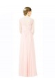 Achat Trapèze Jewel Mousseline Longue Robes demoiselle d'honneur