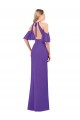 Achat Trapèze Licou Mousseline Longue Robes demoiselle d'honneur