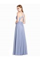 Achat Trapèze Mousseline Dentelle Longue Robes demoiselle d'honneur