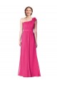 Achat Trapèze Mousseline Longue Robes demoiselle d'honneur