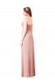 Achat Trapèze Mousseline Longue Robes demoiselle d'honneur