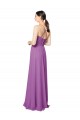 Achat Trapèze Mousseline Longue Robes demoiselle d'honneur