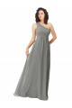 Achat Trapèze Mousseline Longue Robes demoiselle d'honneur