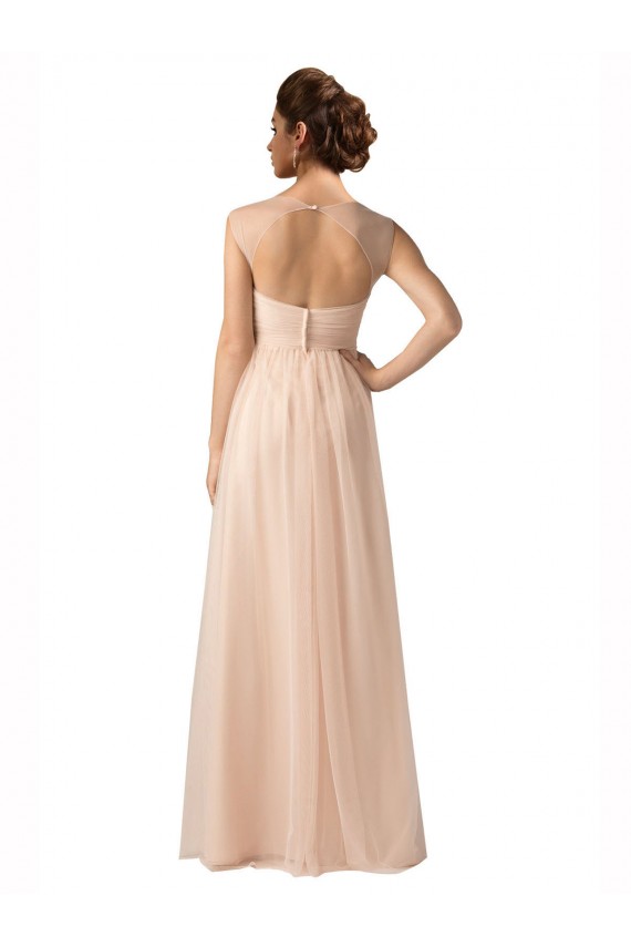 Achat Trapèze Tulle Longue Robes demoiselle d'honneur