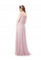 Achat Trapèze Épaule Dénudée Tulle Longue Robes demoiselle d'honneur