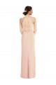 Achat Trompette Licou Crêpe Stretch Longue Formelles Robes demoiselle d'honneur / Robes de soirée / Robes de bal