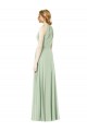 Achat Émeraude Trapèze Licou Mousseline Longue Robes demoiselle d'honneur