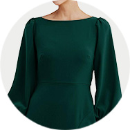 Achat Manches d'évêque Robes demoiselle d'honneur